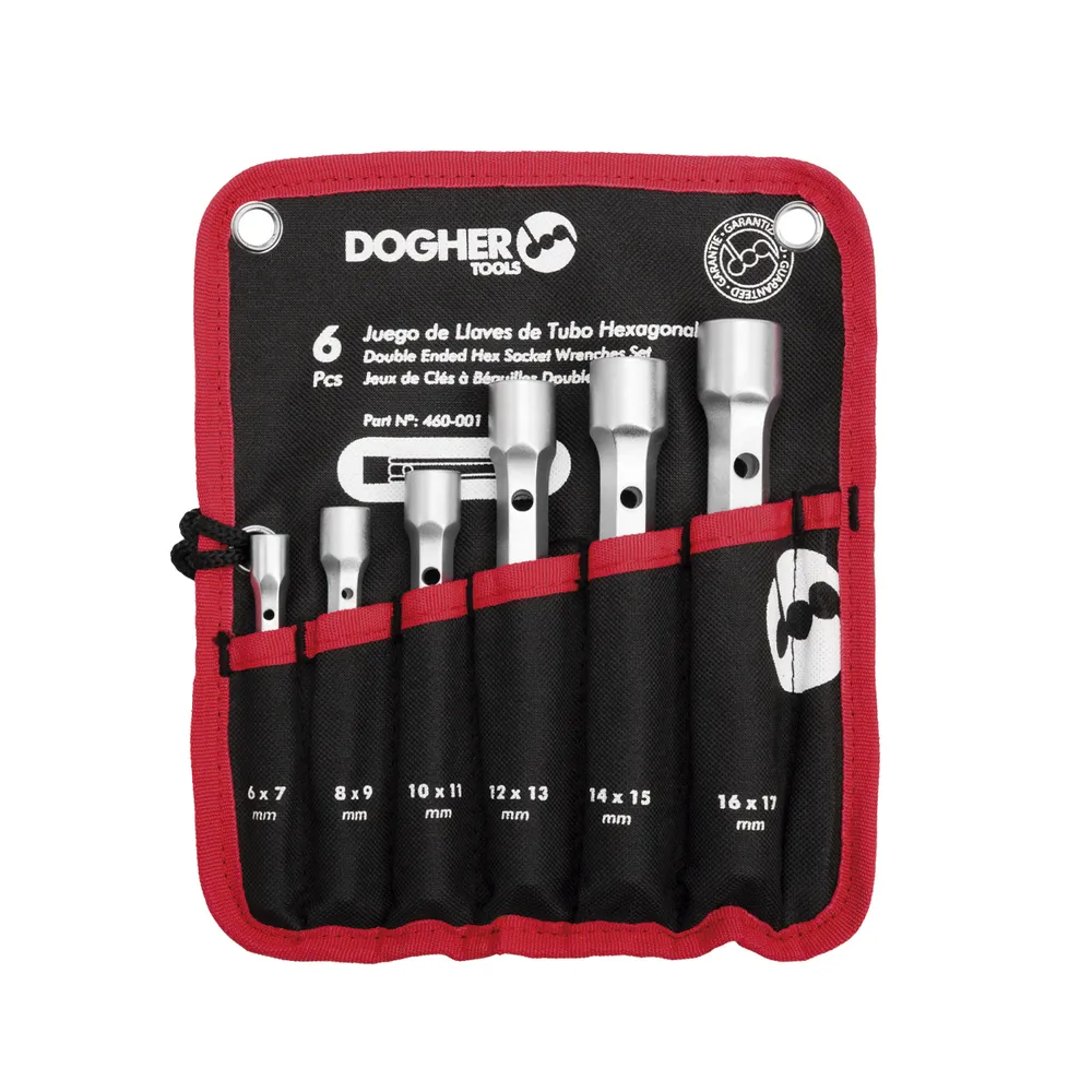 Bolsa nylon 6 llaves de tubo hexagonal